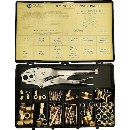 Western Enterprises HOSE REPAIR KIT W/ C-5 TOOL CK-5